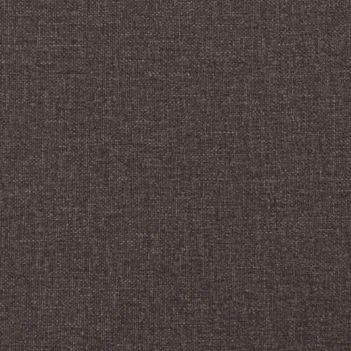 Рамка за легло с таблото Тъмнокафяв 100 x 200 cm текстил