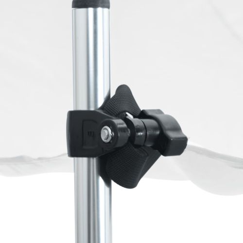 T-Top удължение за сенник бял 170x208x(115-183) см