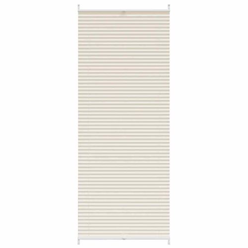 Плисирана щора 90 х 200 см, цвят крем