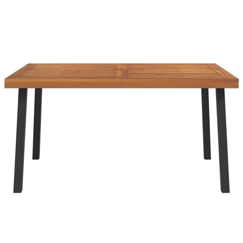 Градинска маса, 150x90x75 см, акация масив