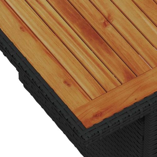 Комплект за хранене в градината 8 pcs Черен и Синьозелен