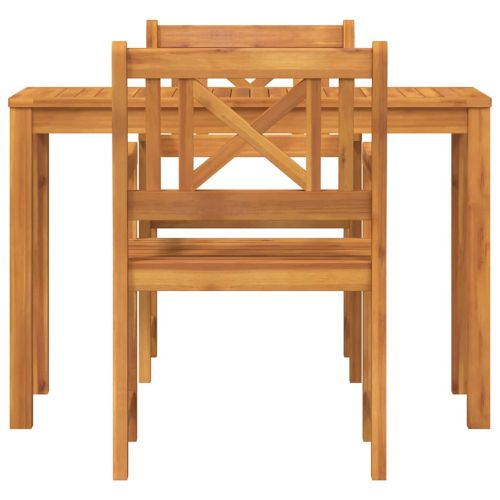 Комплект за хранене в градината 3 pcs Кафяво