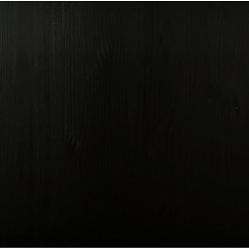 Подвижен шкаф с чекмеджета "MOSS" Черно масивно дърво бор