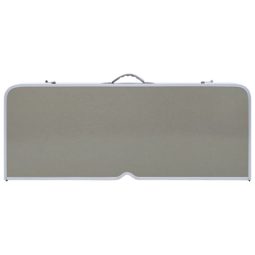 Сгъваема къмпинг маса с 4 седалки, стомана, алуминий