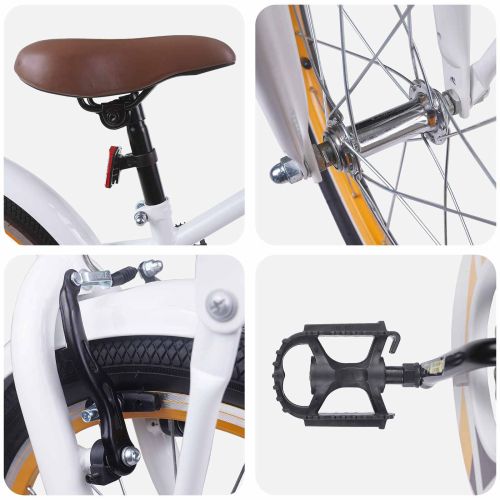 Детски Велосипед 18 инча за 5-7 години Бяло