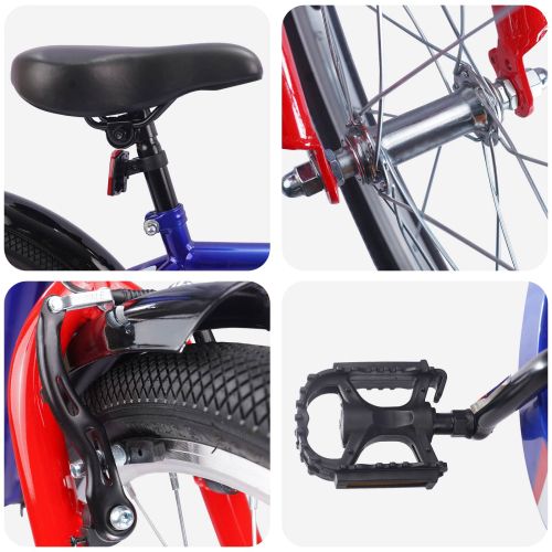 Детски Велосипед 18 инча за 5-7 години Тъмен син