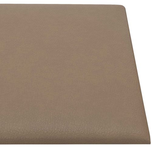 Стенно табло за легло 12 pcs Капучино 30 x 30 cm текстил