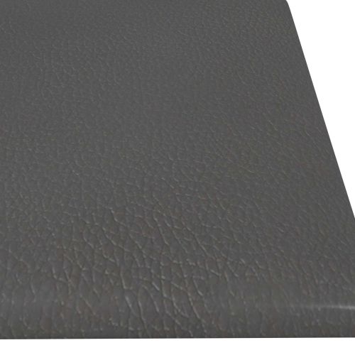 Стенно табло за легло 12 pcs Сив 60 x 15 cm текстил