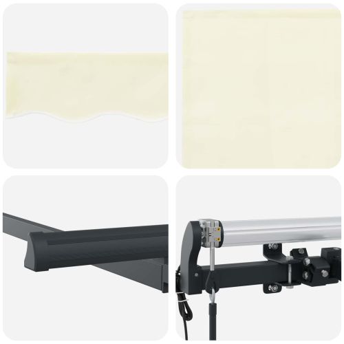 Сгъваем навес Крем 400 x 200 cm текстил