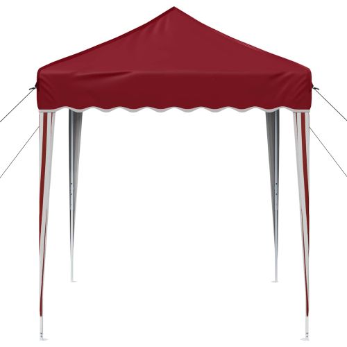 Поп-ъп парти палатка Бургундско червен 195 x 195 x 245 см