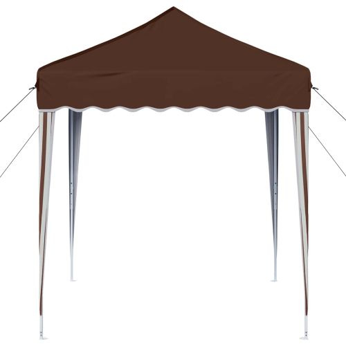 Поп-ъп парти палатка Кафяво 195 x 195 x 245 см