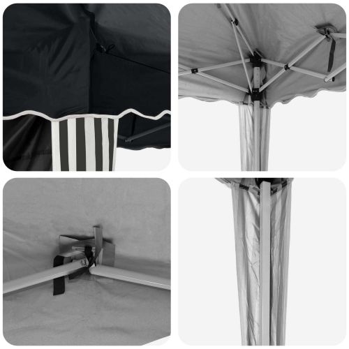 Поп-ъп парти палатка Антрацит 195 x 195 x 245 см