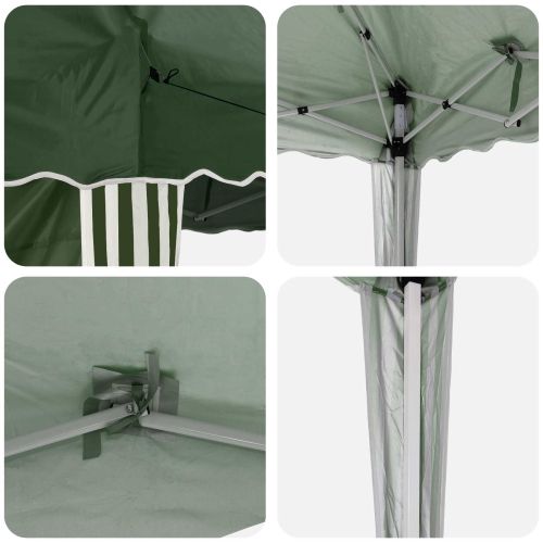 Поп-ъп парти палатка Зелен 195 x 195 x 245 см Оксфордска тъкан