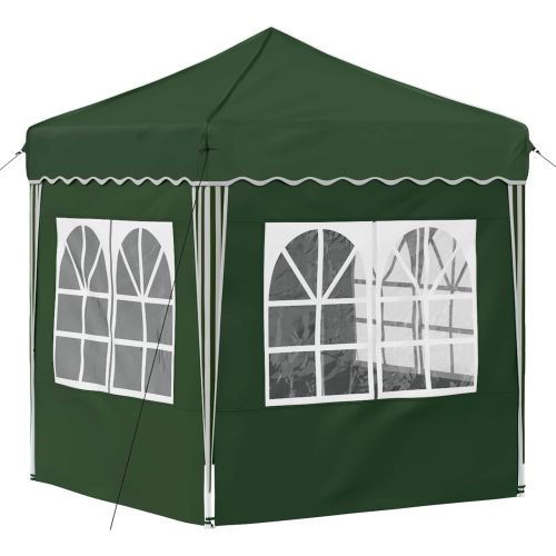 Поп-ъп парти палатка Зелен 195 x 195 x 245 см Оксфордска тъкан