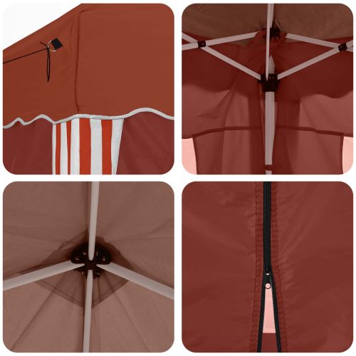 Поп-ъп парти палатка Теракота 195 x 195 x 245 см