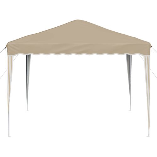 Поп-ъп парти палатка Крем 288 x 288 x 245 см Оксфордска тъкан