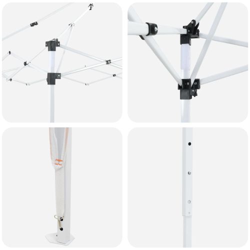 Поп-ъп парти палатка Оранжево 288 x 288 x 245 см