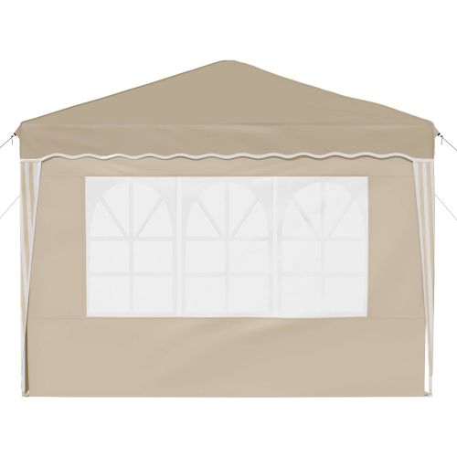 Поп-ъп парти палатка Крем 288 x 288 x 245 см Оксфордска тъкан