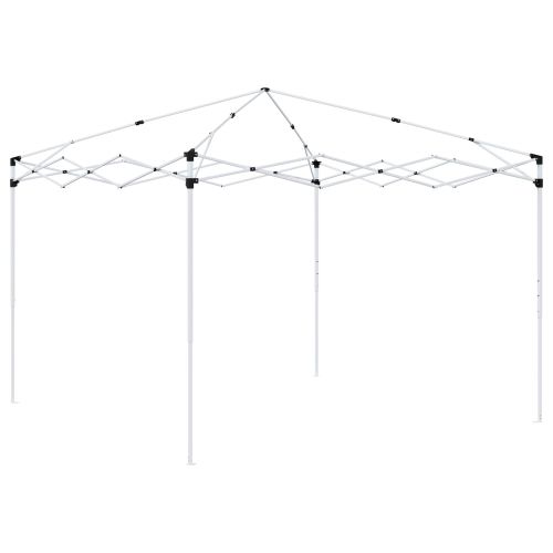 Поп-ъп парти палатка Кафяво 288 x 288 x 245 см Оксфордска тъкан