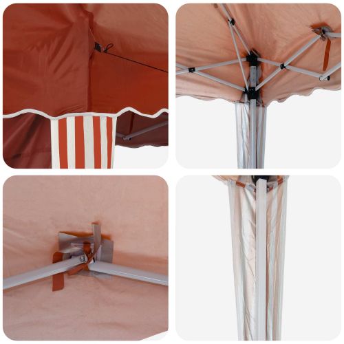 Поп-ъп парти палатка Теракота 288 x 288 x 245 см