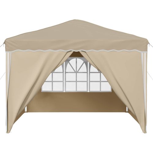 Поп-ъп парти палатка Крем 288 x 288 x 245 см Оксфордска тъкан