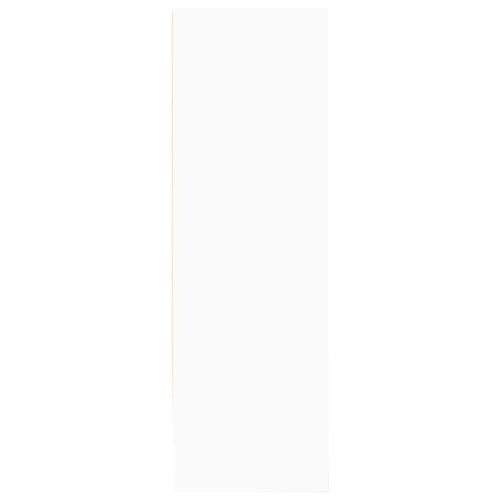 Шкаф за книги бял 80x24x75 cm Инженерна дървесина