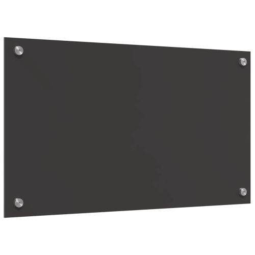 Кухненски гръб Тъмен сив 70 x 40 cm закалено стъкло