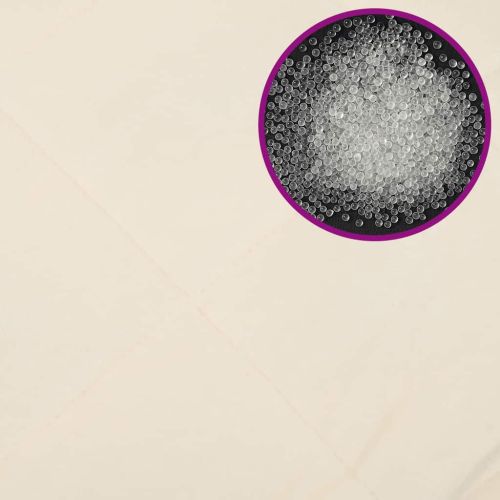 Утежнено одеяло светлокремаво 120x180 см 5 кг плат