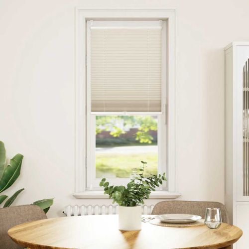 Плисирана щора 40 х 100 см, цвят крем