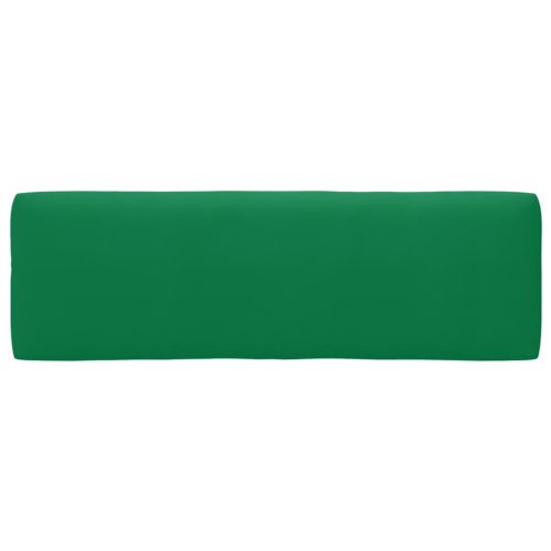 2-местен палетен диван с възглавници бор с черна импрегнация