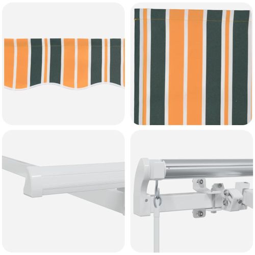 Сгъваем навес Зелен 250 x 200 cm текстил