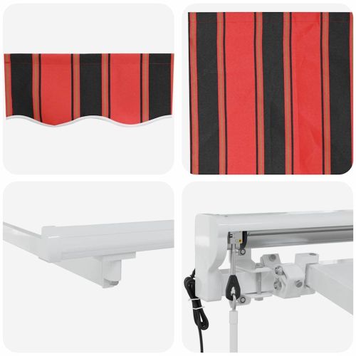 Рамка за сенник Оранжев и Черен 300 x 200 cm