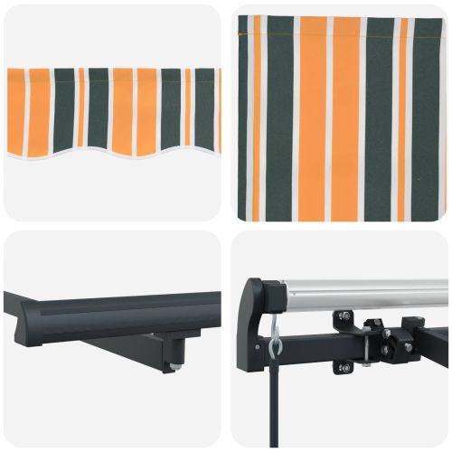 Сгъваем навес Зелен 300 x 200 cm текстил