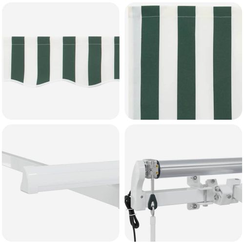 Сгъваем навес Зелен 300 x 200 cm текстил