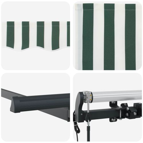 Сгъваем навес Зелен 300 x 200 cm текстил