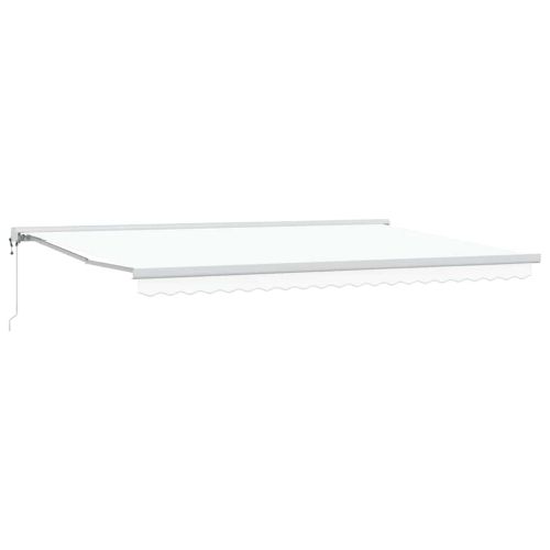 Сенник Бяло 500 x 300 x 165 см Полиестер и алуминий