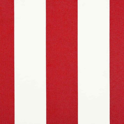 Сгъваем навес Червено и бяло 600 × 300 cm Полиестер и алуминий