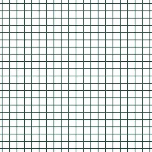 Стълб за ограда. Зелен 50 x 0,4 м (12 x 12 мм мрежа)