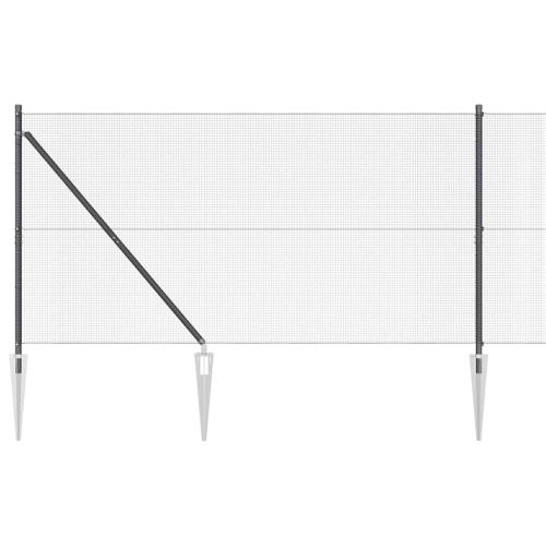 Стълб за ограда. Сиво