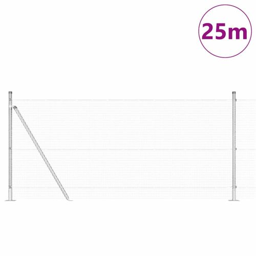 Стълб за ограда. Сребристо