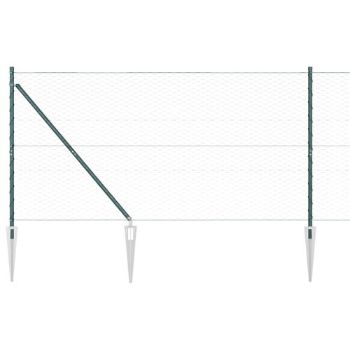 Стълб за ограда. Зелено