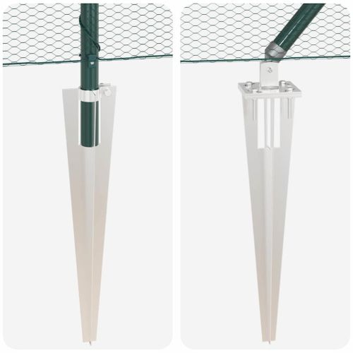 Стълб за ограда. Зелено