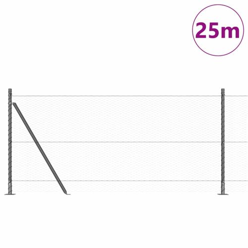 Стълб за ограда. Сиво