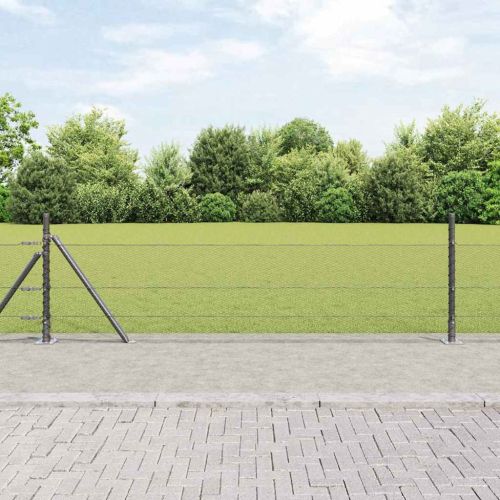Стълб за ограда. Сиво