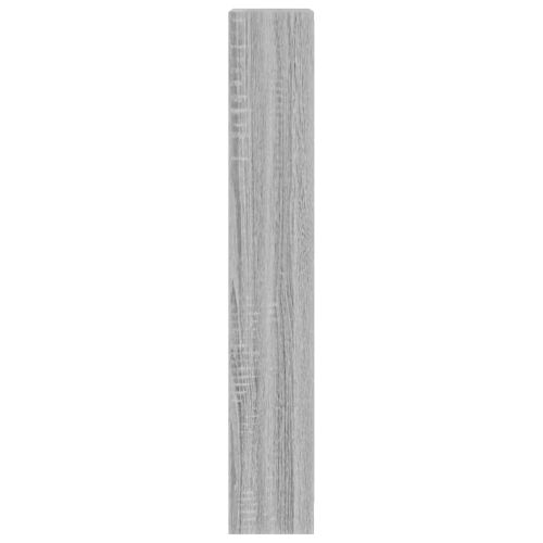 Шкаф за обувки, сив сонома, 63x24x147 см, инженерно дърво