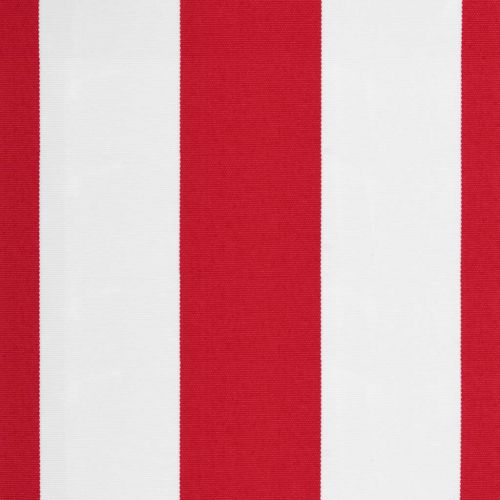 Резервно платнище за тенти, червено-бели ленти, 5x3 м
