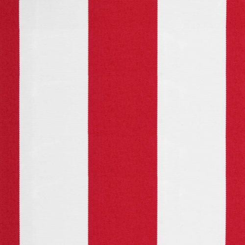 Резервно платнище за тенти, червено-бели ленти, 5x3,5 м
