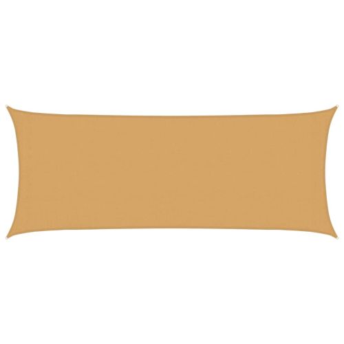 Платно-сенник, 160 г/м², правоъгълно, пясъчно, 2x5 м, HDPE