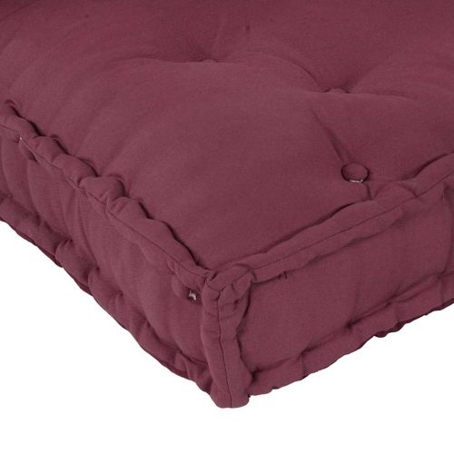 Кушон за палетен диван 3 pcs Тъмен червен 120 x 80 x 38 см