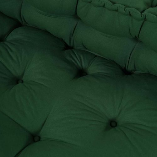 Кушон за палетен диван 2 pcs Зелено 120 x 80 x 38 см Текстил
